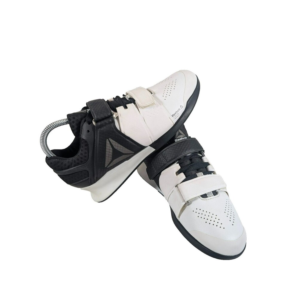 Reebok Legacy Lifter C.J. Cummings Weightlifting Shoes Mens 8 White Black